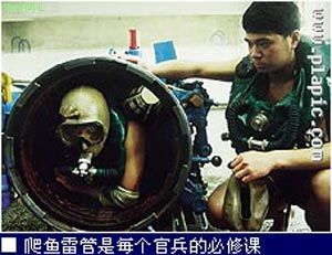 我军潜艇脱险训练基地创水下脱险世界纪录(图)