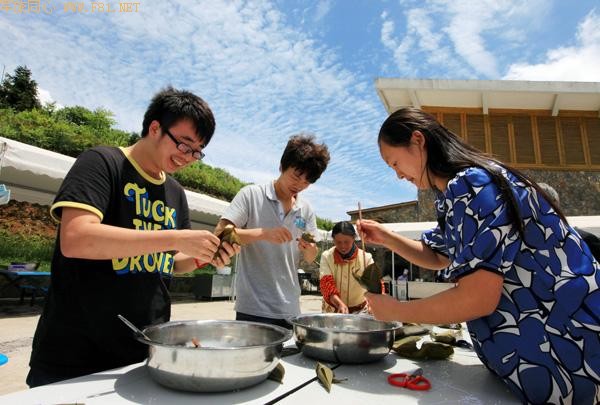 仙女山包粽子比赛