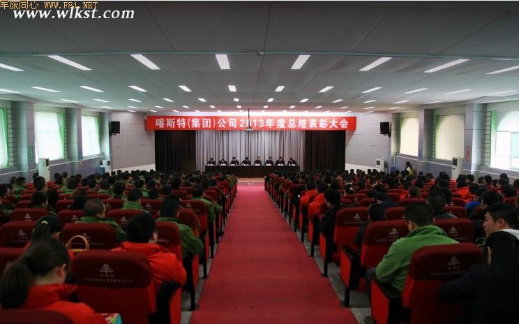 武隆喀斯特旅游公司召开2013年度工作总结暨表彰大会